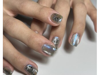 シン(.syn.)/シルバーネイル/メンズネイル