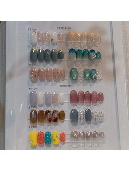 プロエムの写真/毎月変わる定額ジェルキャンペーン¥6,500～☆トレンドのデザインも定額制でお得＆選びやすく♪