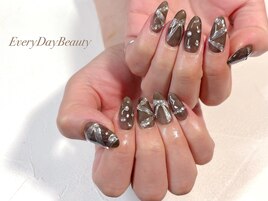 リボンアートネイル