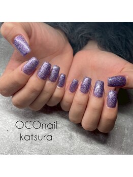 オコネイル ネイルサロンアンドスクール(OCO nail)/ギラギララメカラーネイル