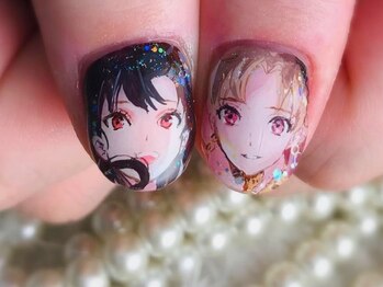 お客様オーダーガーリーネイル