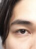 【メンズ再来】ナチュラル眉毛デザイン(間引き＆メイク)