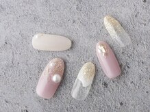 サンミーゴネイル 神戸店(Sunmego Nail)/さざ波フレンチネイル