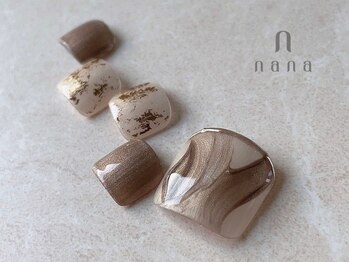 ナナ 白金高輪(nana)/フット 大人ニュアンスアート