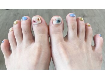 ヘアーアンドネイル ルシア(Hair&Nail Lucia)/定額デザインを夏カラーに変更！