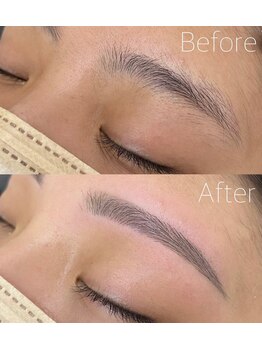 ホワイトアイ 新潟駅前(WHITE EYE)/ストレート眉