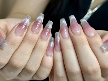ウサギネイル 新大久保店(usagi nail)/ピンクネイル