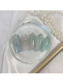 大理石ネイル