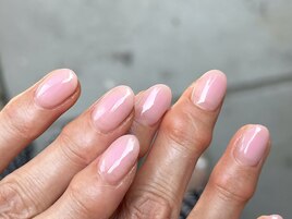 シンプルチークネイル