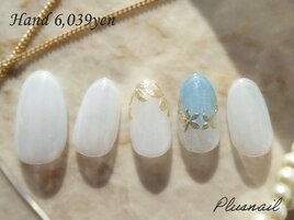 【3236】ミラー×フラワーネイル