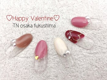 ティーエヌ 大阪福島店/Valentine　Design　【Cコース】