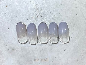 ユーケーネイル(uk nail)/シンプルアート6500円