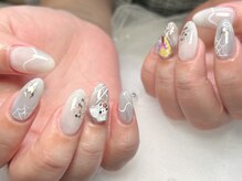 ジョアネイル(JOA Nail)/ハロウィン★オバケ★マーブル