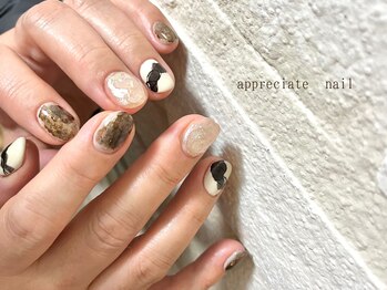 アプリシーエイトネイル(appreciate nail)/サンプルデザイン♪