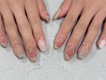 ローラン(LORAN)/ワンホン×チークネイル