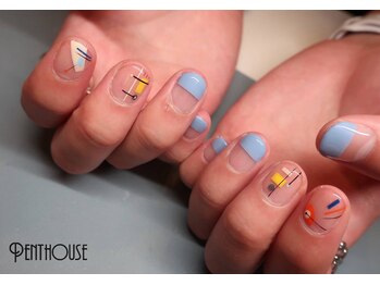 ペントハウス(Penthouse)/メンズネイル/シンプルアート
