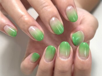 リライトネイル(Relight nail)/グリーングラデーション☆