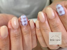 リトルビュー(little view)/・手描きチェック　￥9980