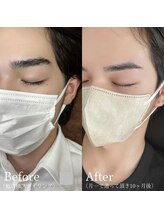 エス 浦添(S)/メンズ眉Before&After