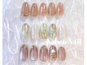 ナオコネイル(Naoco Nail)/春*ゴージャスニュアンス