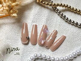 蝶々ネイル