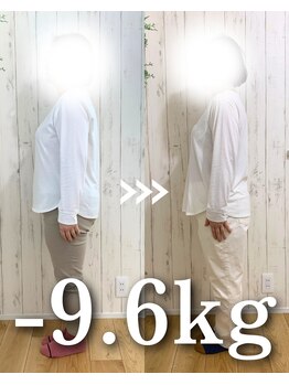 ゆうきや整体院/-9.6キロ達成!!
