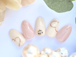 くすみカラー☆ハート☆ヌーディ