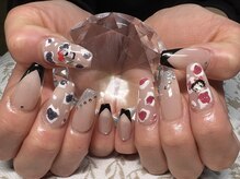 パーツ付け放題/グラデーション/キラキラ/長さ出し/完全個室