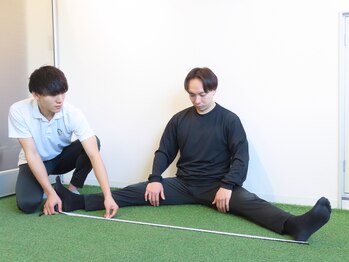ストレッチ専門店 【NOBIRU Stretch上野毛店】 肩こり/腰痛/姿勢改善/筋膜リリース/施術の流れ 再測定
