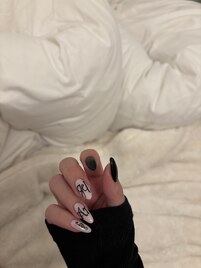 alphabet　nail