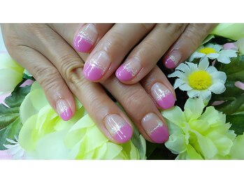 プルミエ ネイル(Premier Nail)/ローズピンクフレンチネイル