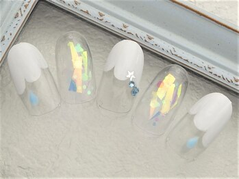 ネイルズガッシュ 大森駅前店(NAILs GUSH)/*もこもこフレンチ*