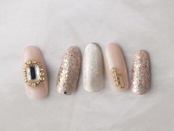 ネイルプラザ 河原町OPA店(NAIL PLAZA)/王道キラキラ韓国ネイル