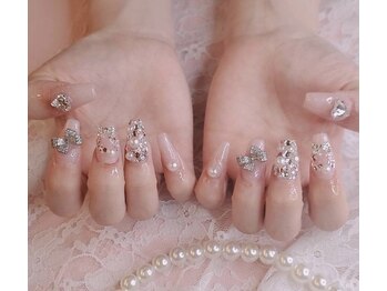 ローラネイル(Roller nail)/スカルプストーン乗せ放題¥12500
