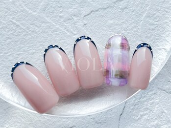 ヴィオラ(VIOLA)/スタッズスキニー/チェック/冬