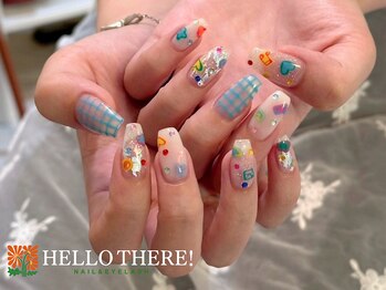 ハローゼア(HELLO THERE!)/落書きアート♪