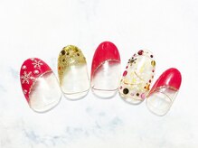 クイーンビー(QUEEN BEE)/12月定額ネイル￥7500