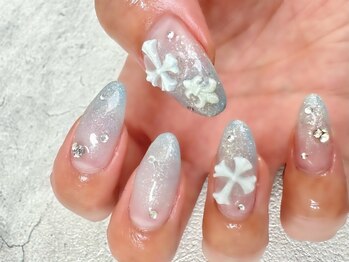 ネイルアイラッシュサロン ジョアアンジェ 難波店(joie ange)の写真/カラー&パーツ豊富<パラジェルあり>ネイル¥3980～★マンスリー,シンプル,トレンド,持込みとメニューも多彩