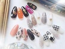 エスフィーネイルサロン ブリーユ(Esfy nailsalon Brille)の雰囲気(毎月変わるトレンドアート★色変えok!長さ1枚MAXまでOK!)