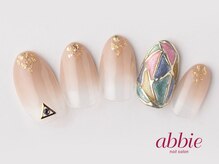 ネイルサロン アビー グランデュオ蒲田店(abbie)/ステンドグラスネイル　￥14520
