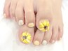 【nail  open記念クーポン】フット☆ワンカラー☆アート2本　5300円