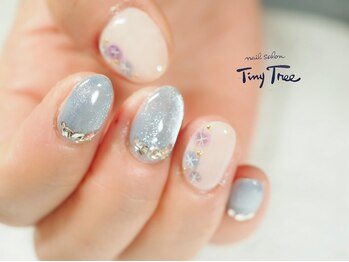 タイニーツリー(Tiny Tree)/朝顔ネイル