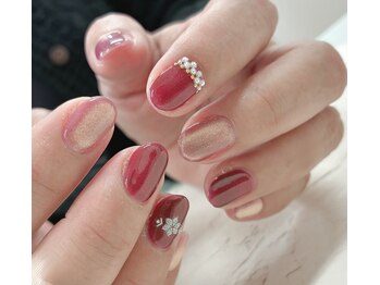 ネイルサロン きらら 平塚店/雪ネイル♪