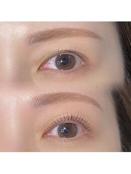 ミオラ(MIORA)の写真/【パリジェンヌラッシュリフト】公式認定サロン!自まつげを最大限に長く、毎朝のメイクも楽を継続◎