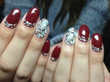 ラウト デコレーションアンドネイルサロン(Lauto Decoration&Nail Salon)/キラキラボルドーネイル