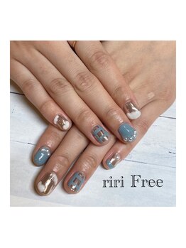 リリフリー(riri Free)/ミラーネイル