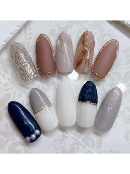 ティーエヌ 本厚木店/冬ネイル☆6500円【7150円税込】