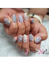 ジュリーネイル 所沢店/紫陽花アート