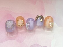 ココロ 新橋(kokoro)/ハロウィンネイル☆華やか