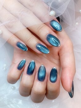 シェリ ネイル(Cherie Nail)/マグネット×スキニーフレンチ